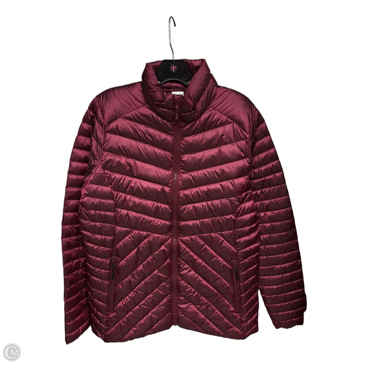 Jacket Puffer & Quilted By All In Motion In Maroon, Size: L