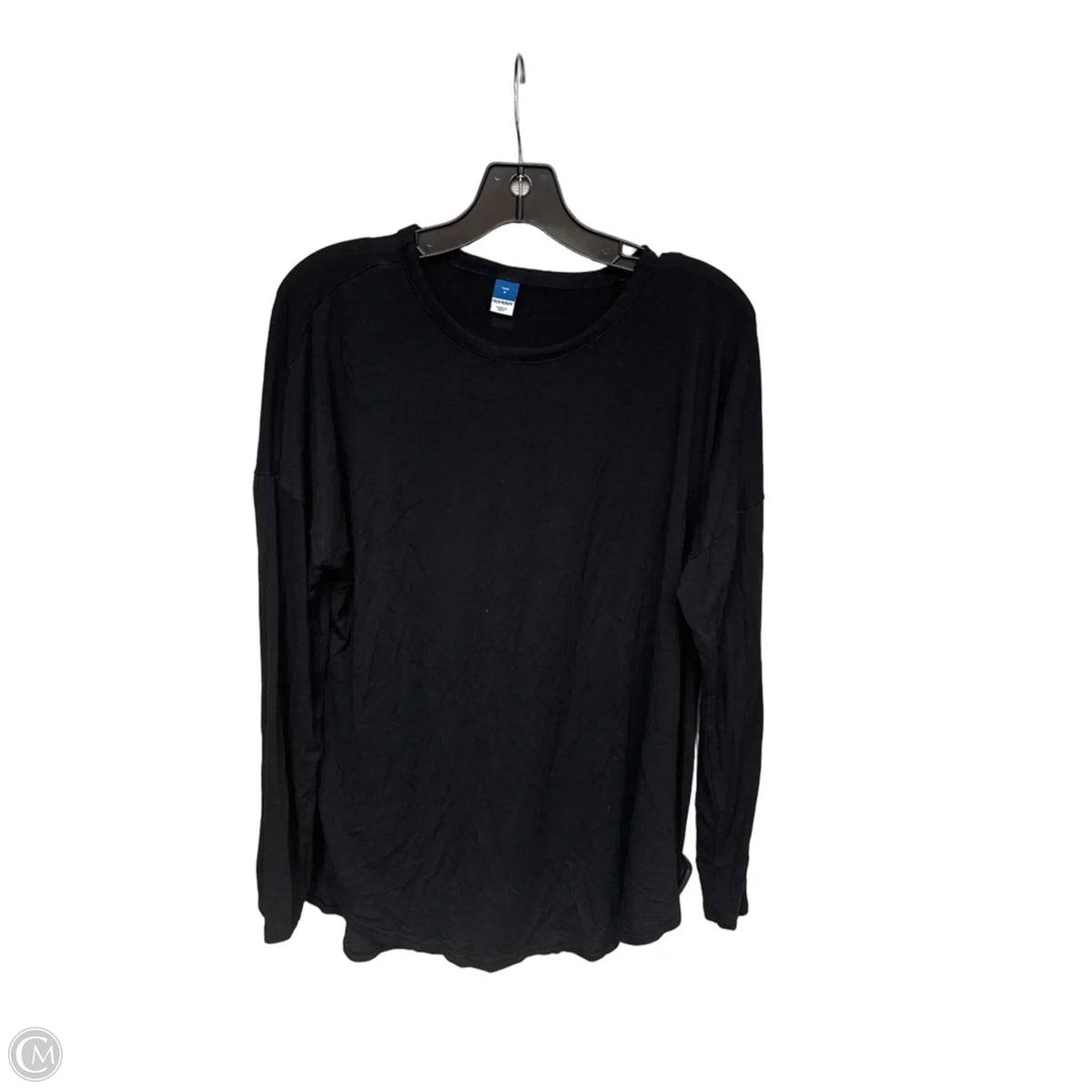 Top Long Sleeve Basic By Old Navy In Black, Size: M