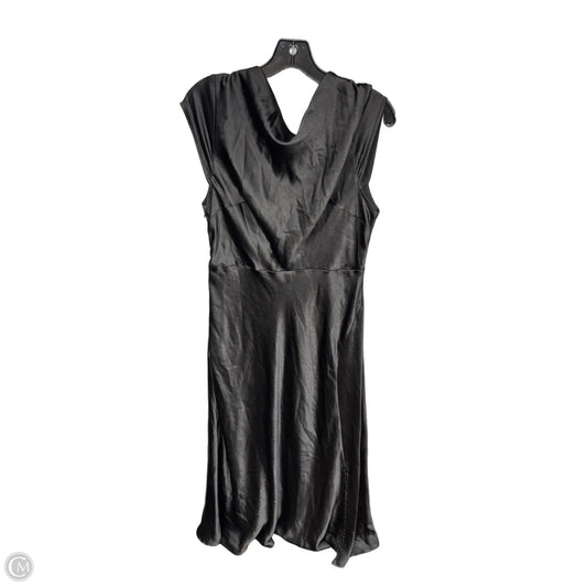 Dress Party Long By Clothes Mentor In Black, Size: 16