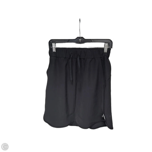 Athletic Skirt By Lululemon In Black, Size: 6