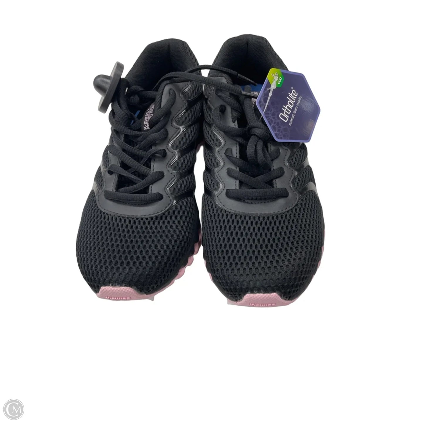 Shoes Athletic By K Swiss In Black & Pink, Size: 7