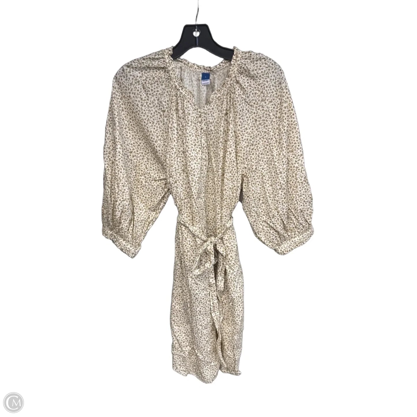 Dress Casual Midi By Gap In Cream, Size: L
