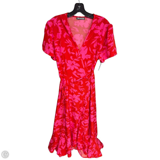 Dress Casual Maxi By Prettygarden In Pink & Red, Size: L