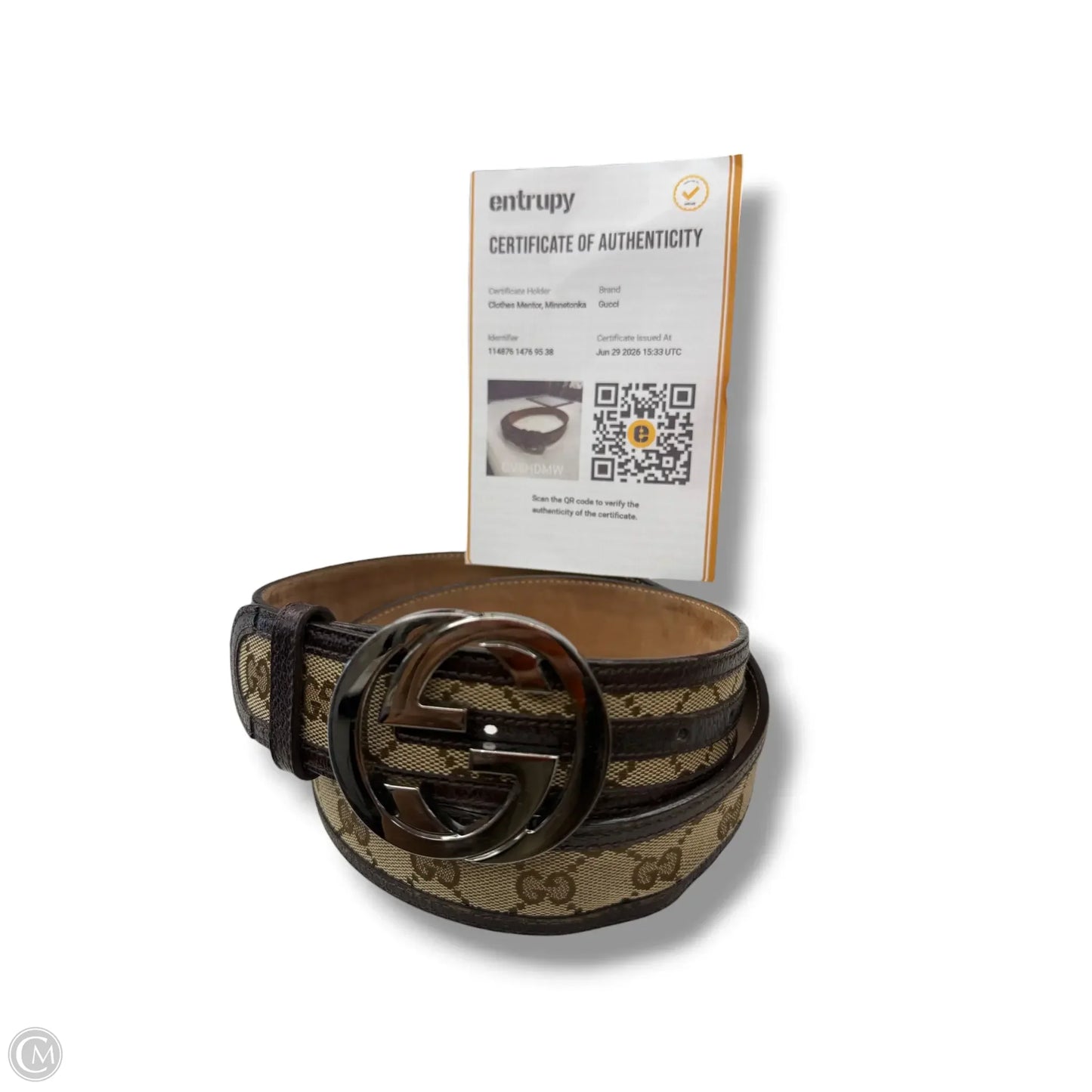 Belt Luxury Designer By Gucci, Size: