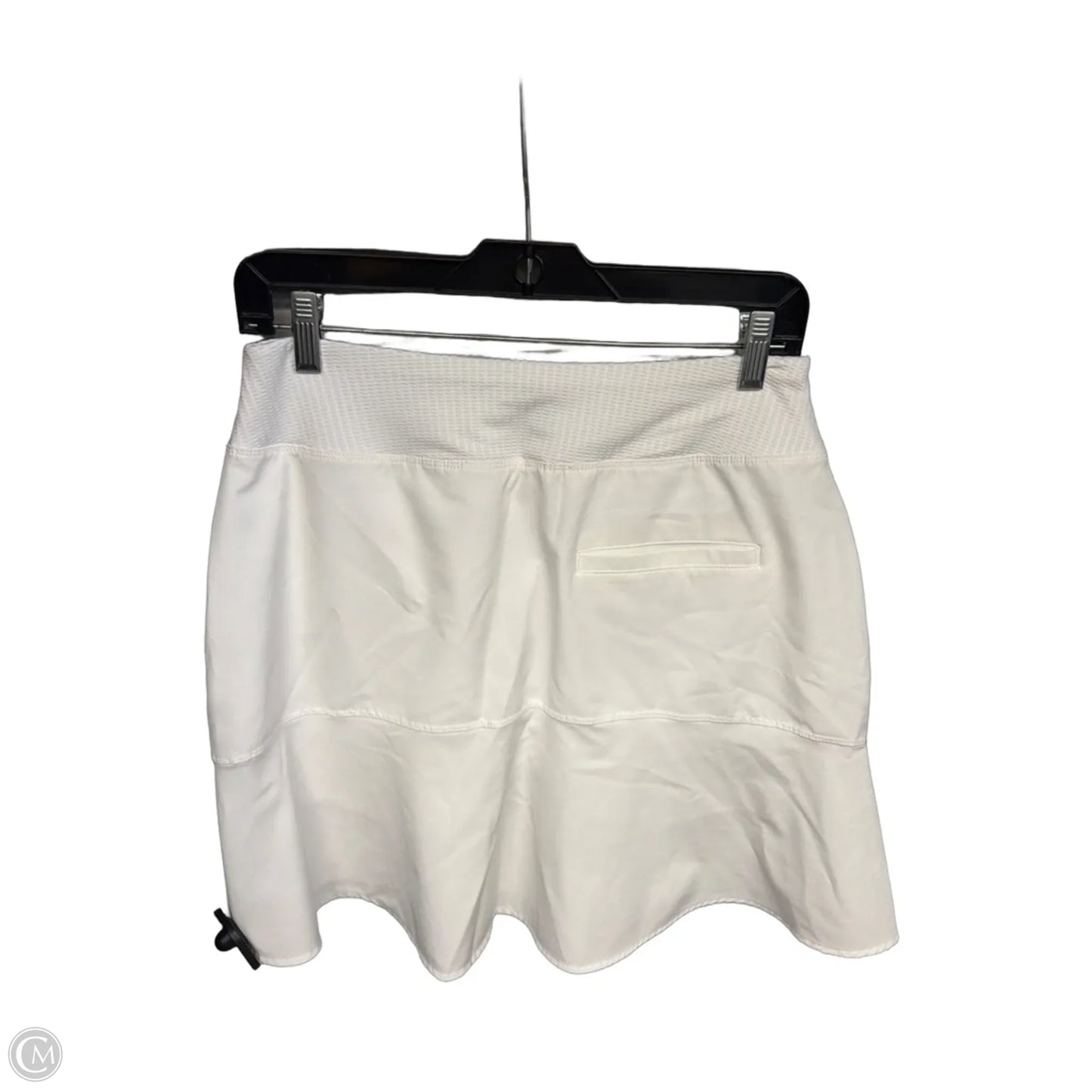 Athletic Skort By Adidas In White, Size: S