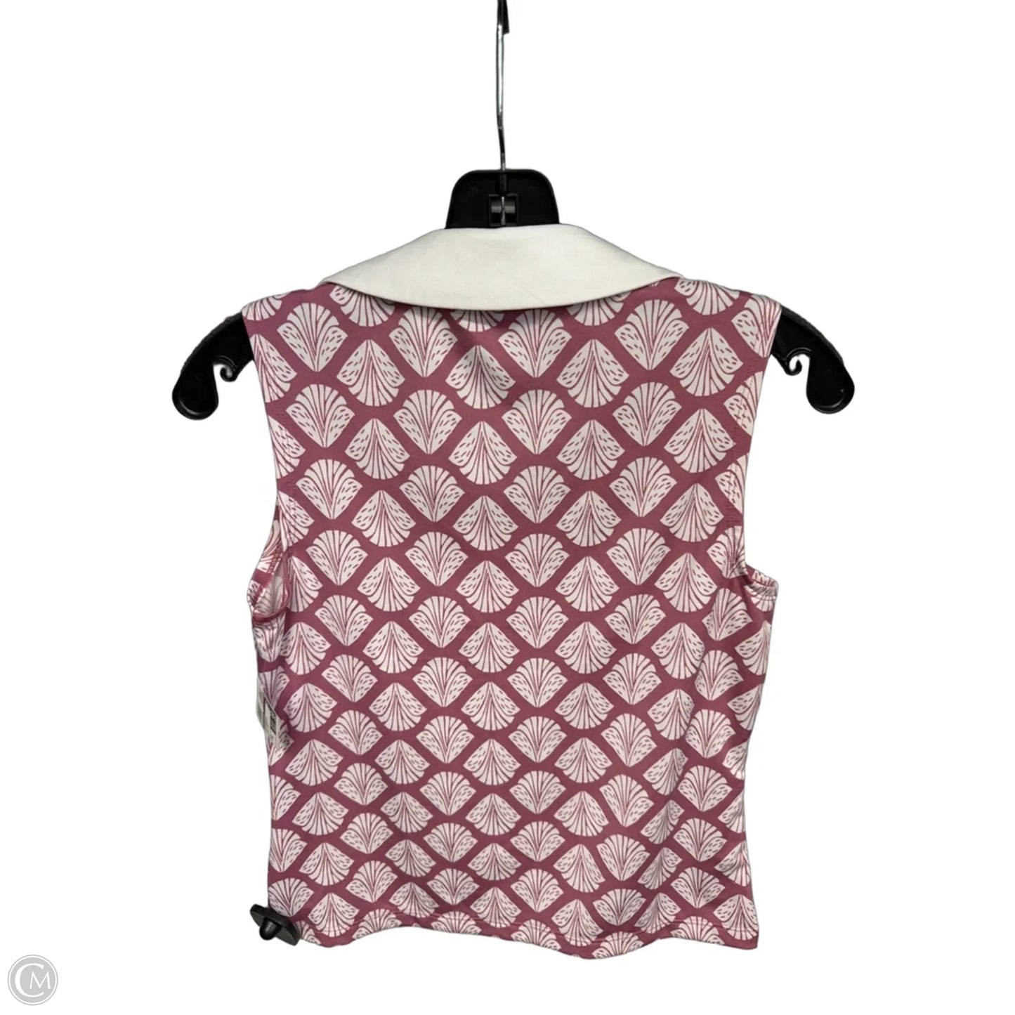 Top Sleeveless By Sigrid Olsen In Pink & White, Size: Xs