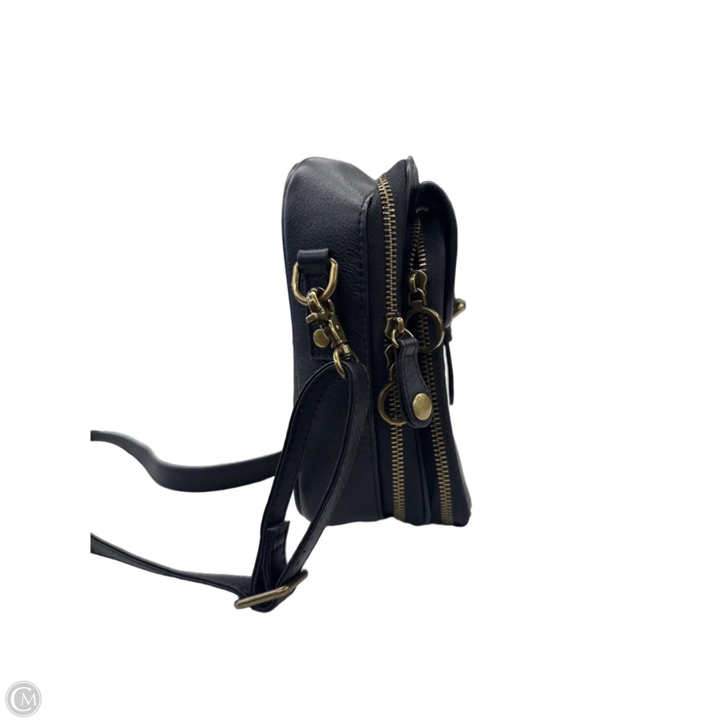 Crossbody Leather By Clothes Mentor, Size: Medium