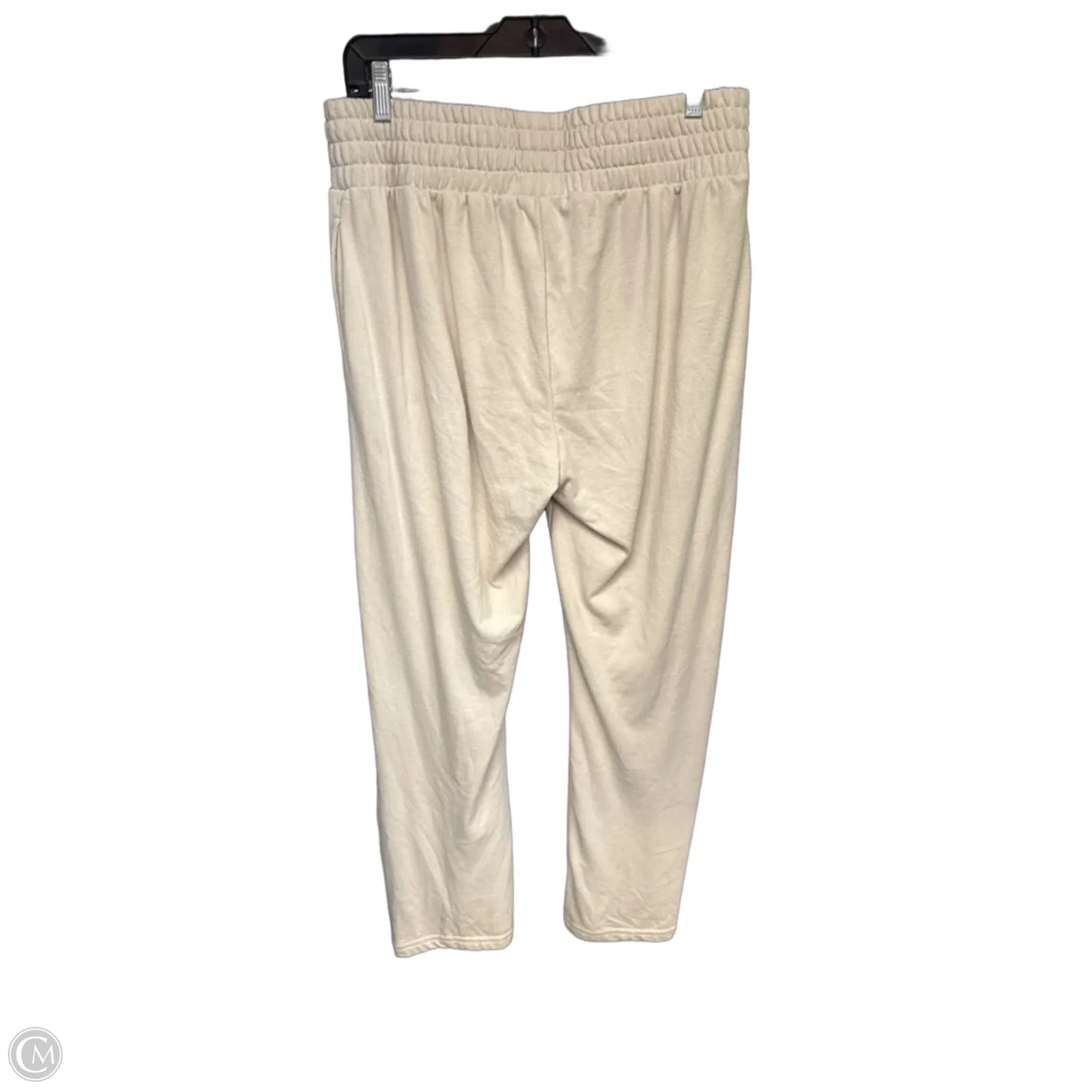 Athletic Pants By Clothes Mentor In Cream, Size: L