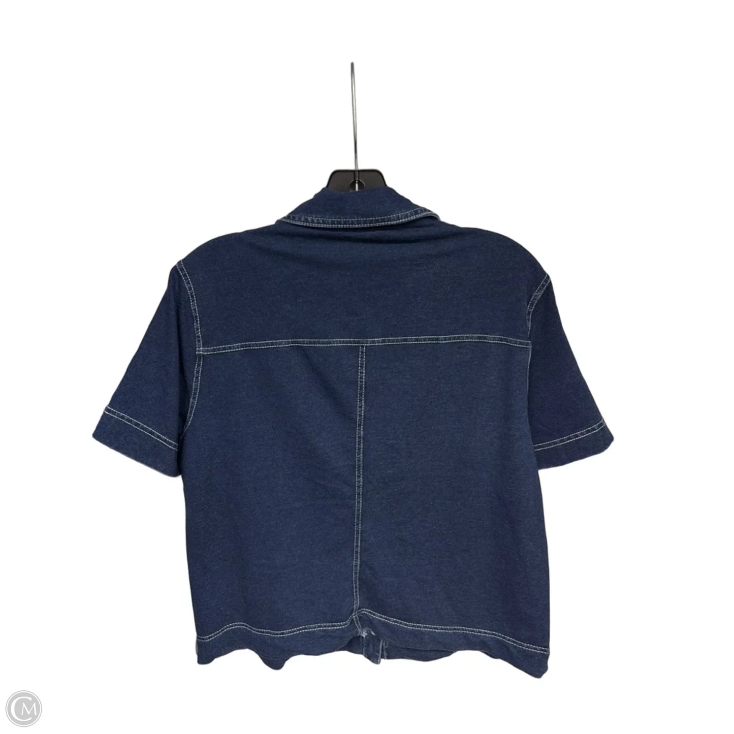 Top Short Sleeve By Jane And Delancey In Blue, Size: M
