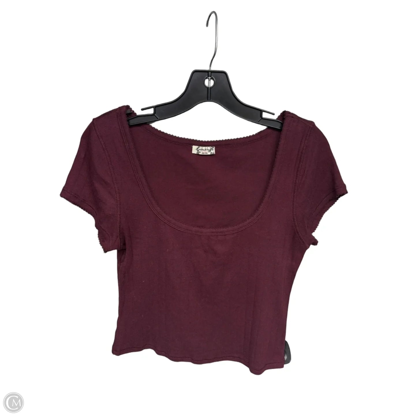 Top Short Sleeve By Free People In Red, Size: M