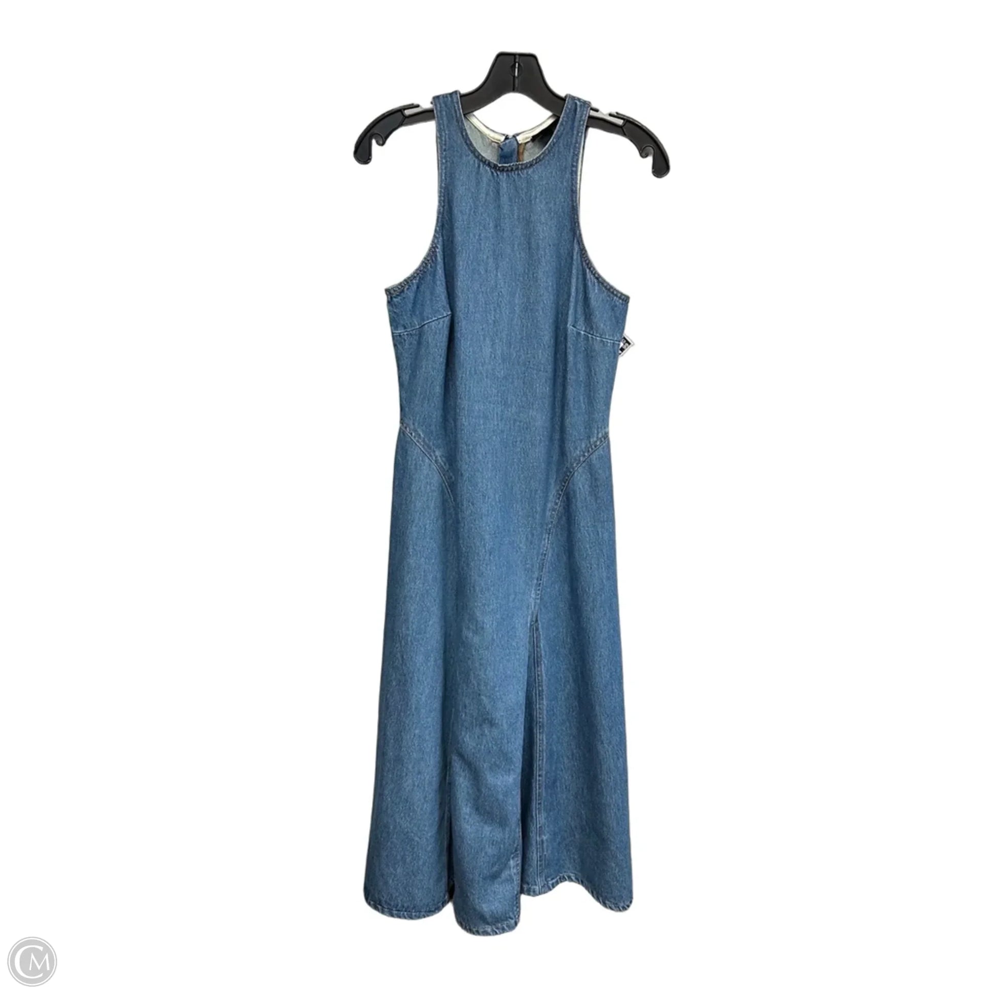 Dress Casual Maxi By Future Collective In Blue Denim, Size: 6