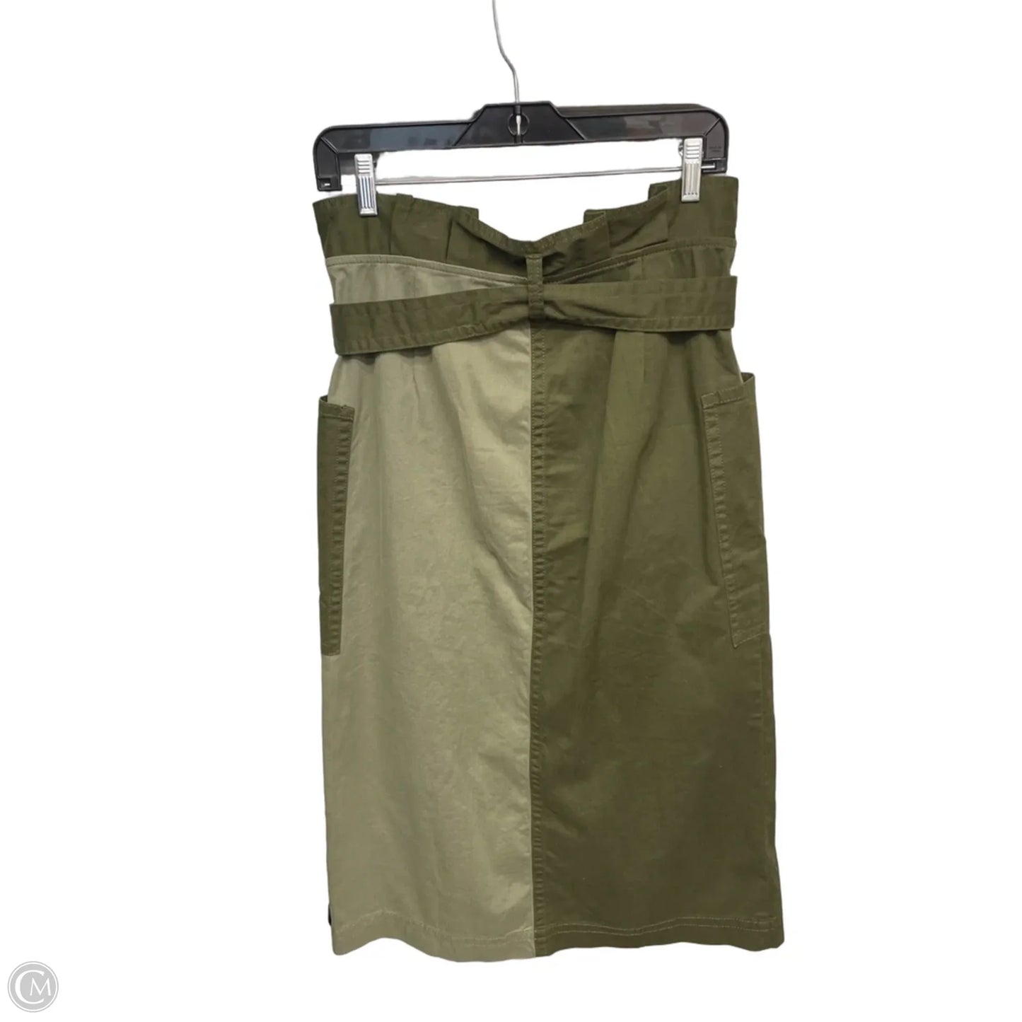 Skirt Midi By Banana Republic In Green, Size: 6
