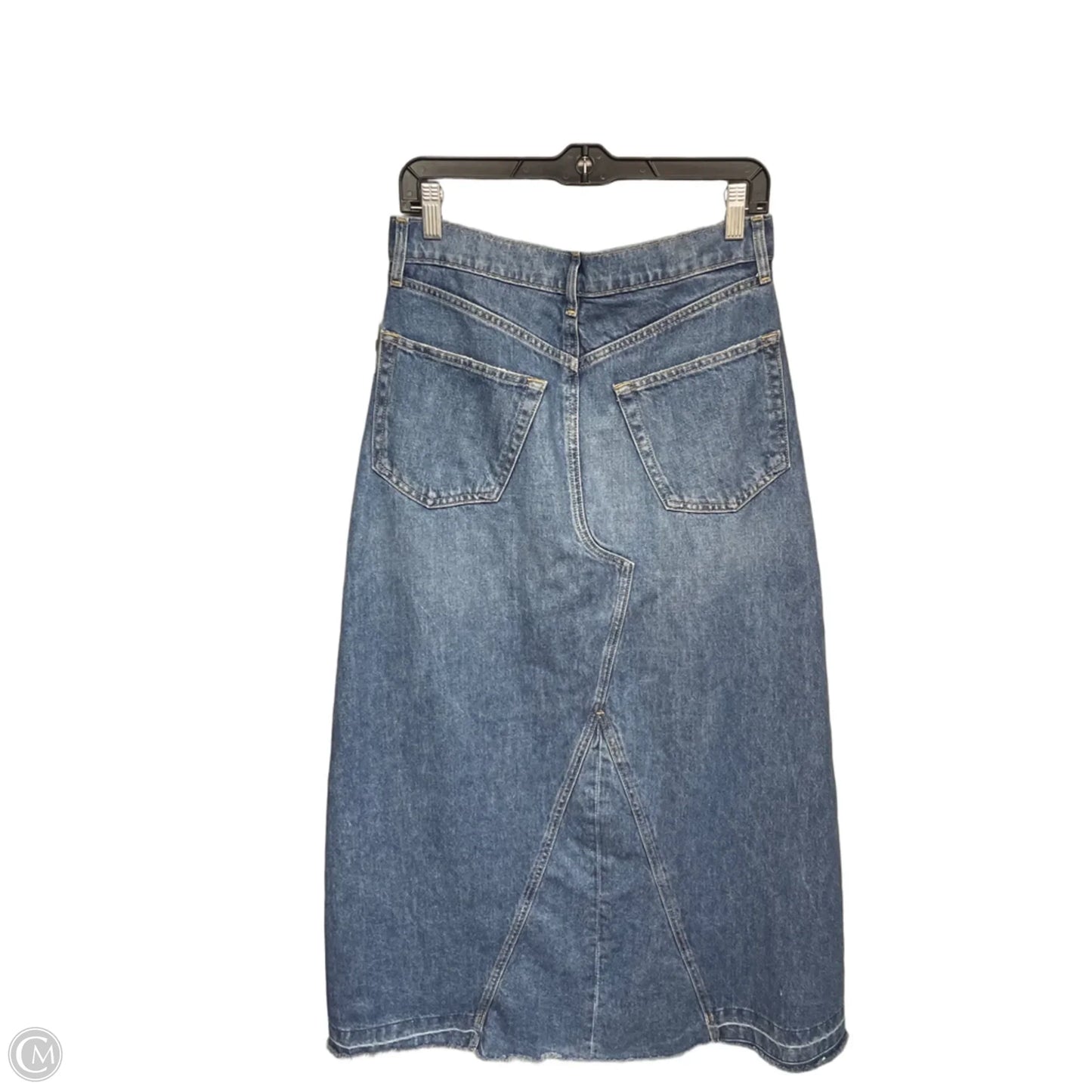 Skirt Midi By Gap In Blue Denim, Size: 6