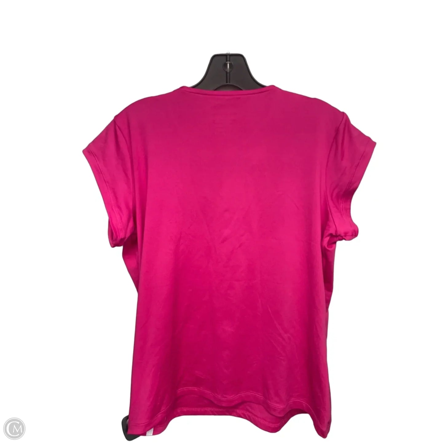 Athletic Top Short Sleeve By Nike Apparel In Pink, Size: Xl