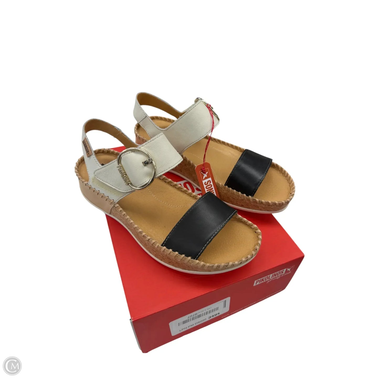Sandals Heels Wedge By Pikolinos In Brown, Size: 9