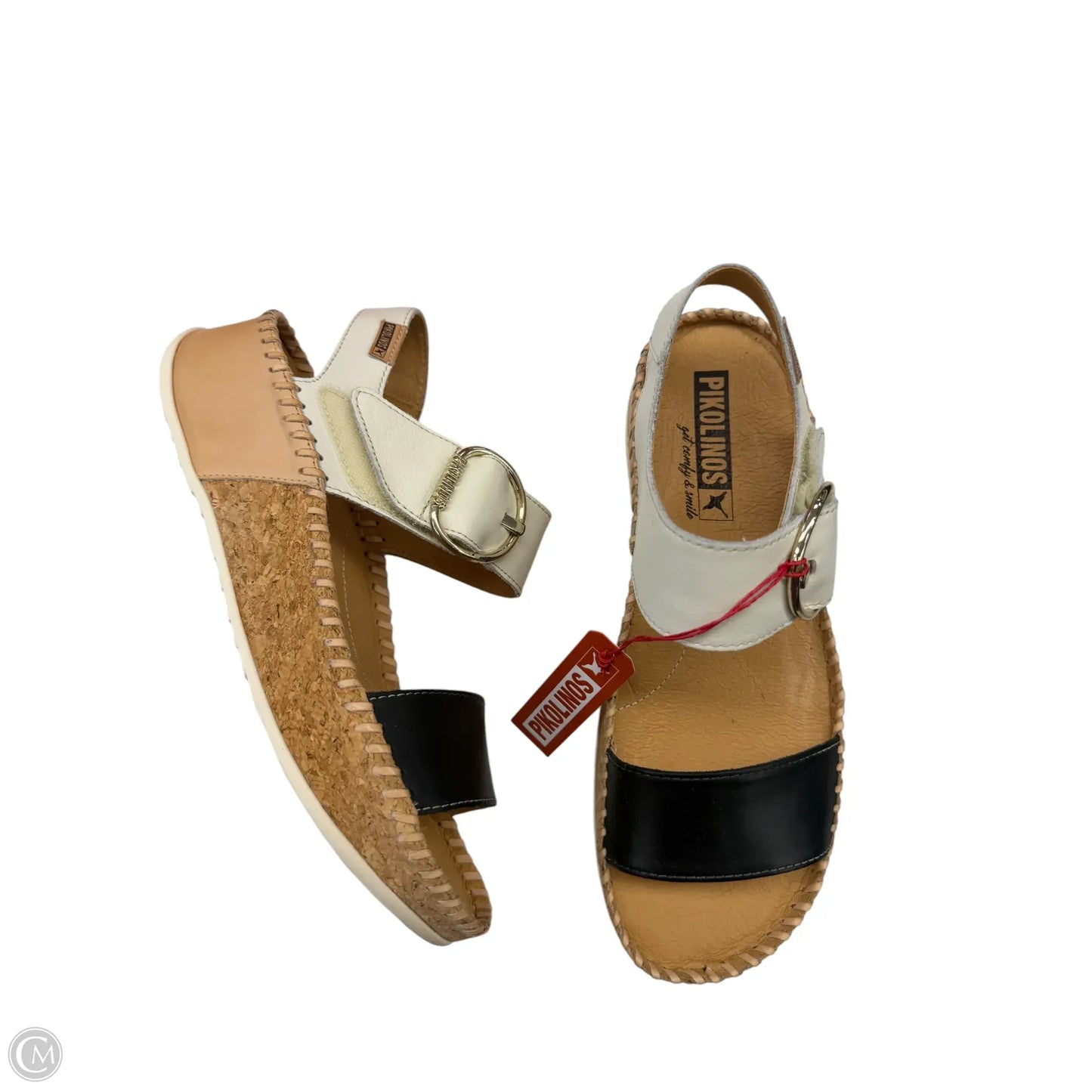 Sandals Heels Wedge By Pikolinos In Brown, Size: 9