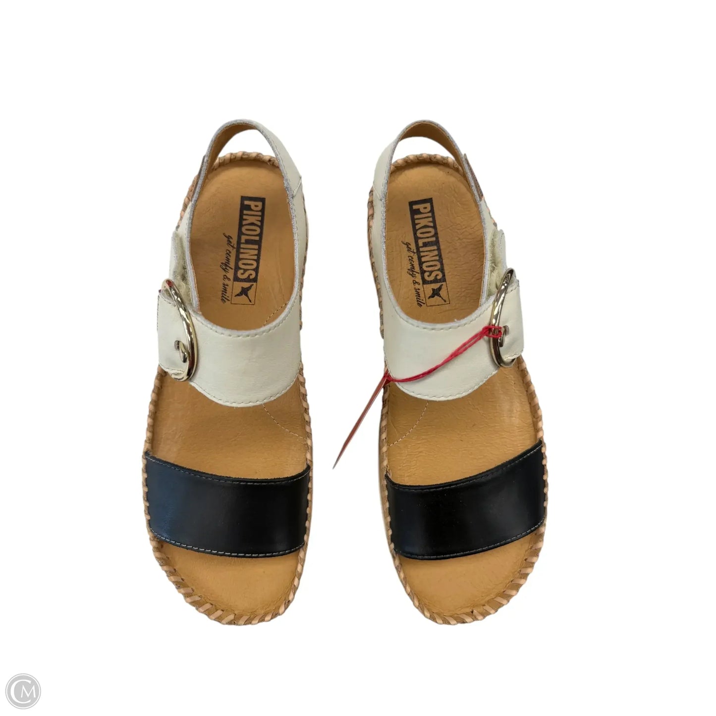 Sandals Heels Wedge By Pikolinos In Brown, Size: 9