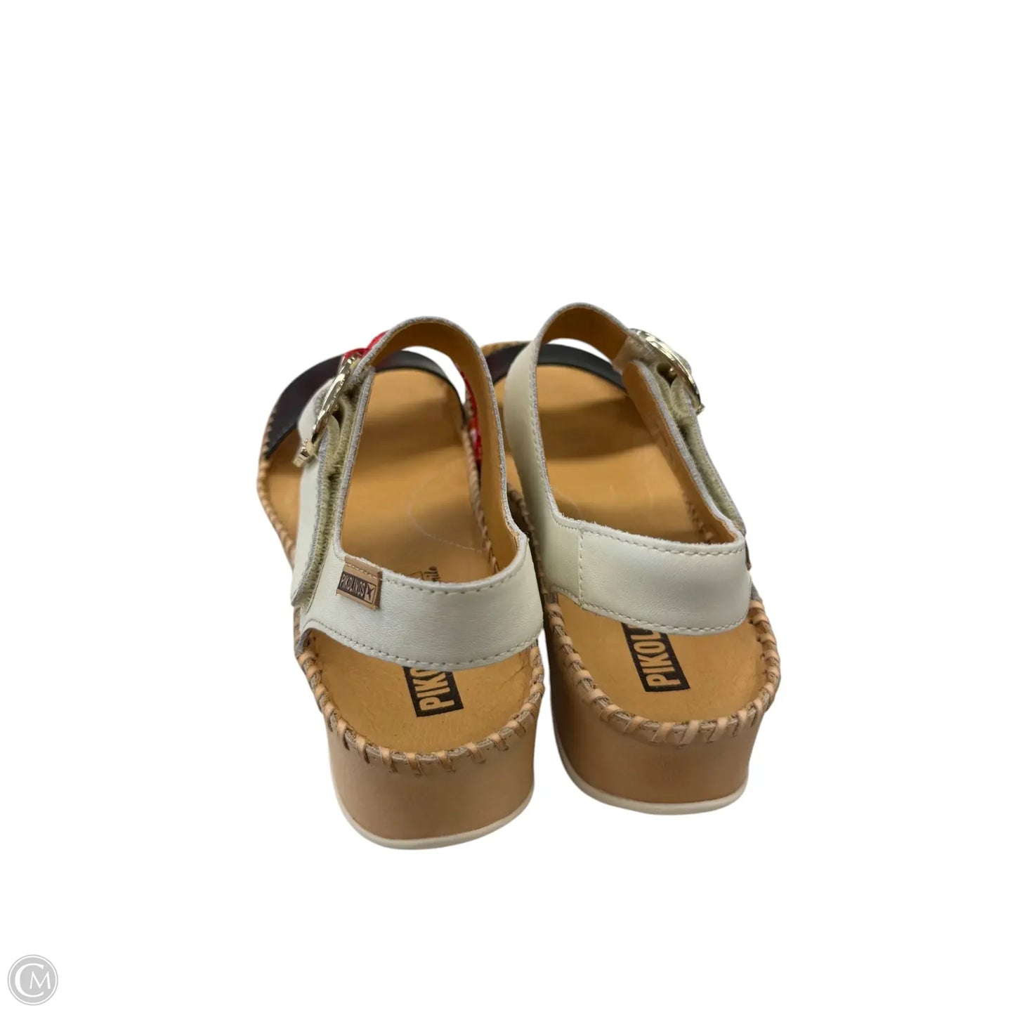 Sandals Heels Wedge By Pikolinos In Brown, Size: 9