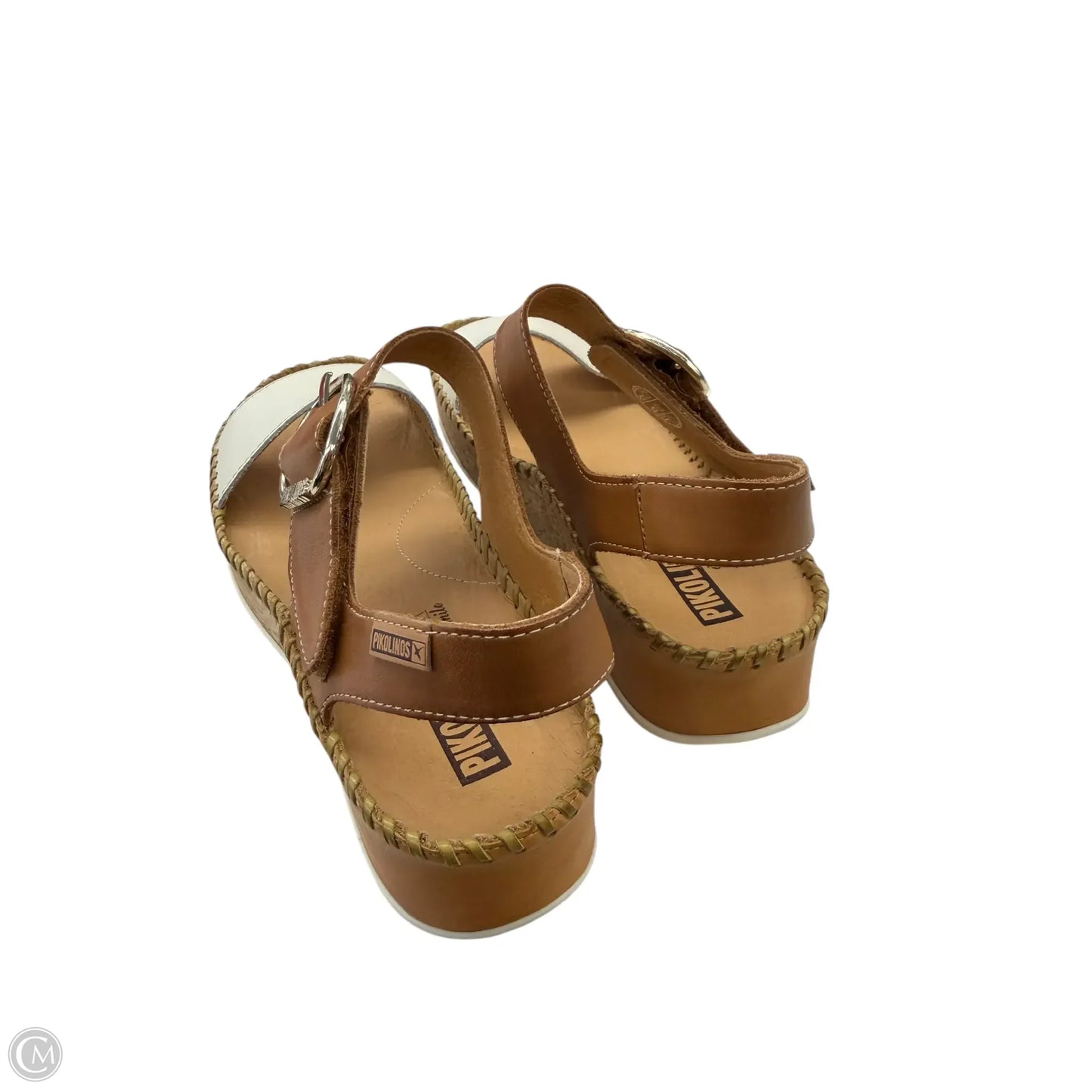 Sandals Heels Wedge By Pikolinos In Brown, Size: 9