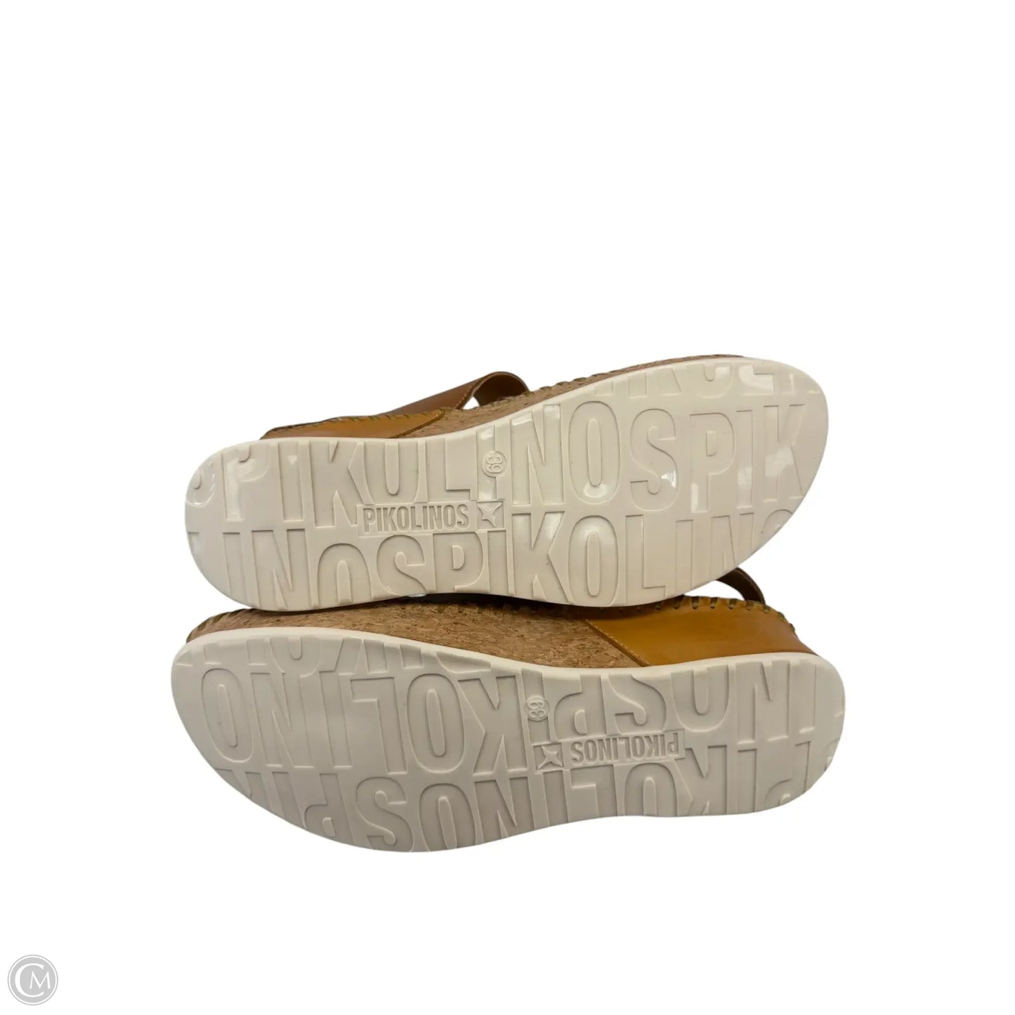 Sandals Heels Wedge By Pikolinos In Brown, Size: 9