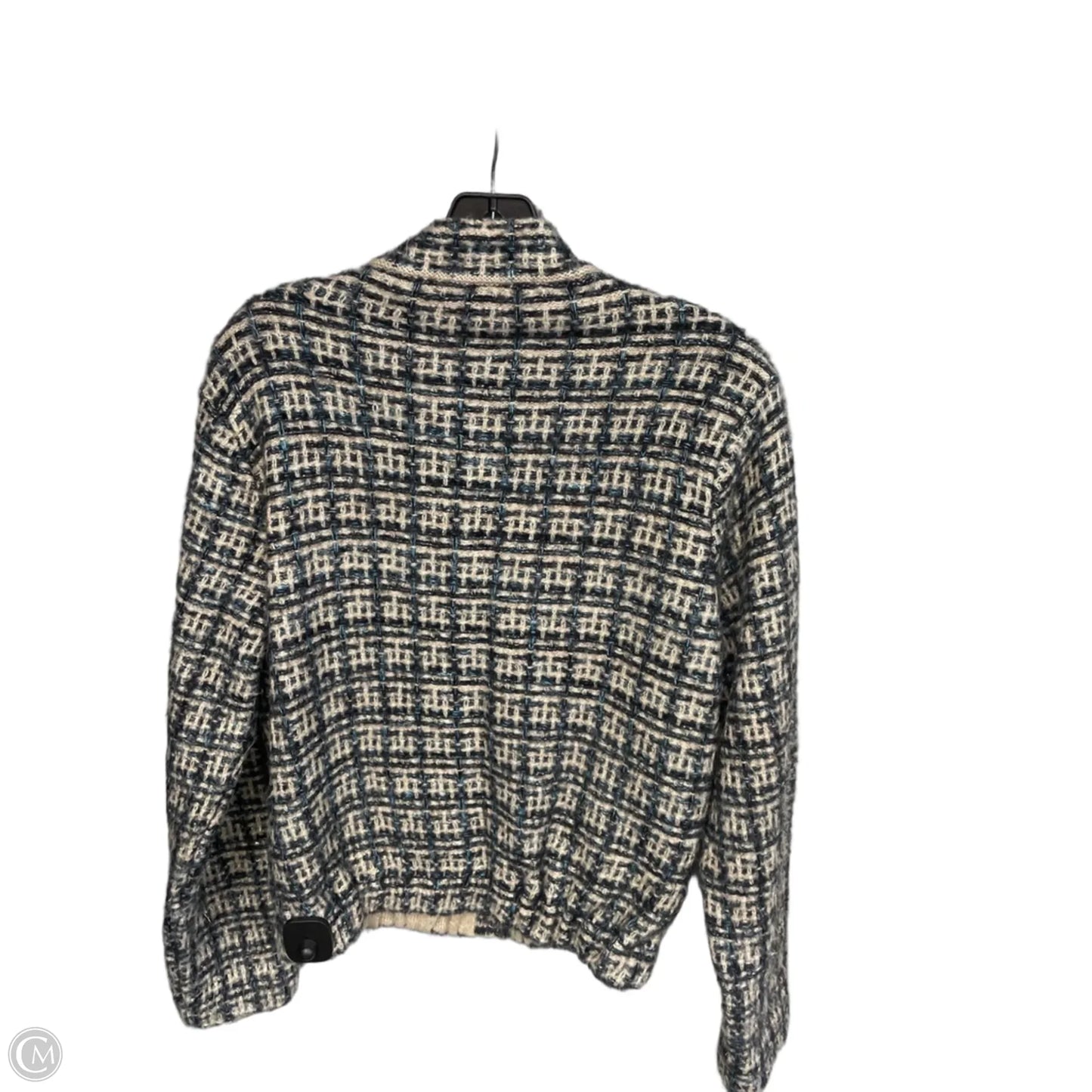 Jacket Other By Mng In Blue & Cream, Size: S