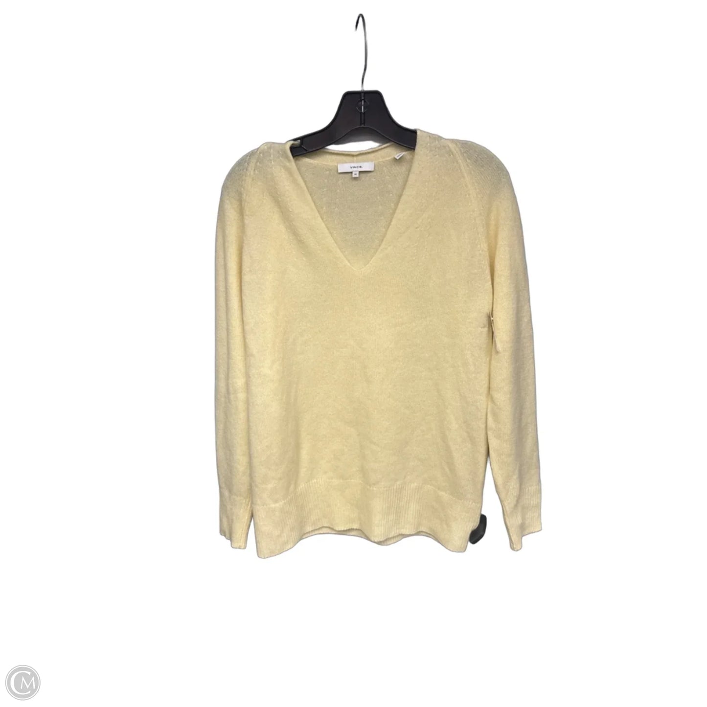 Sweater By Vince In Yellow, Size: Xs