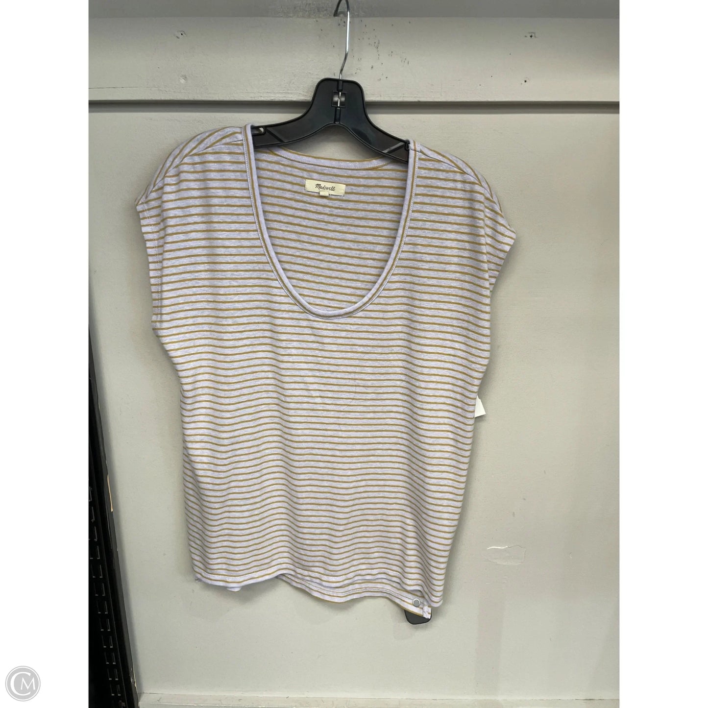 Top Short Sleeve By Madewell In Purple, Size: S