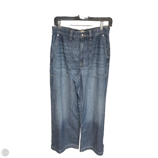 Jeans Wide Leg By Madewell In Blue Denim, Size: 4