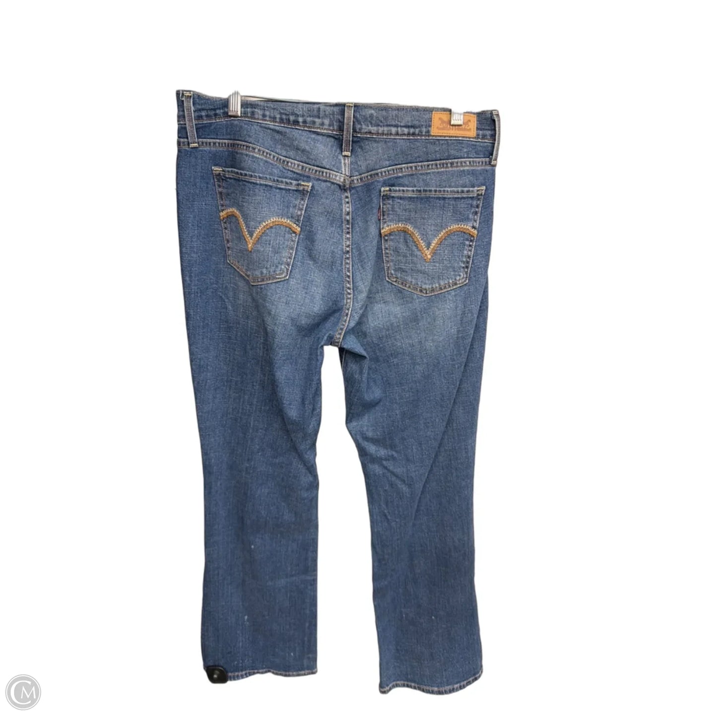 Jeans Boot Cut By Levis In Blue Denim, Size: 10