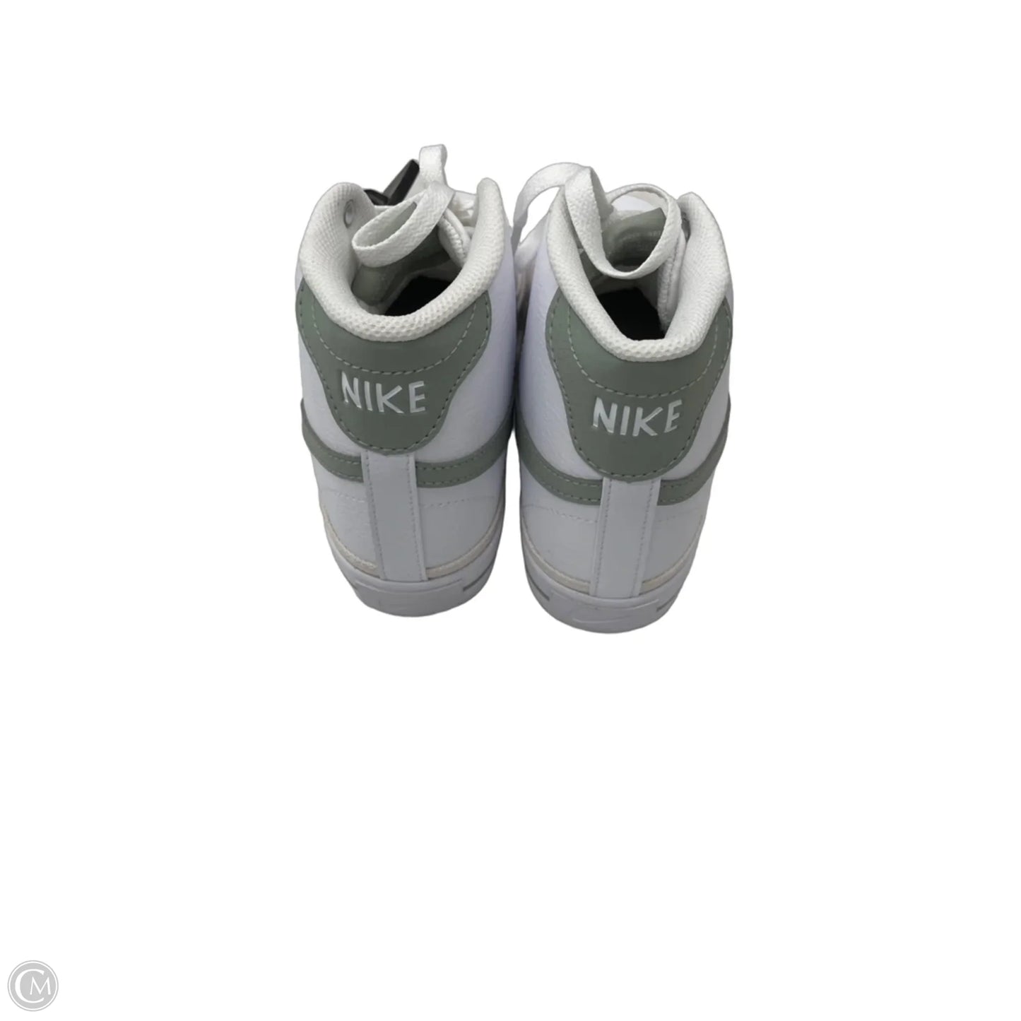 Shoes Sneakers By Nike In Green & White, Size: 7.5