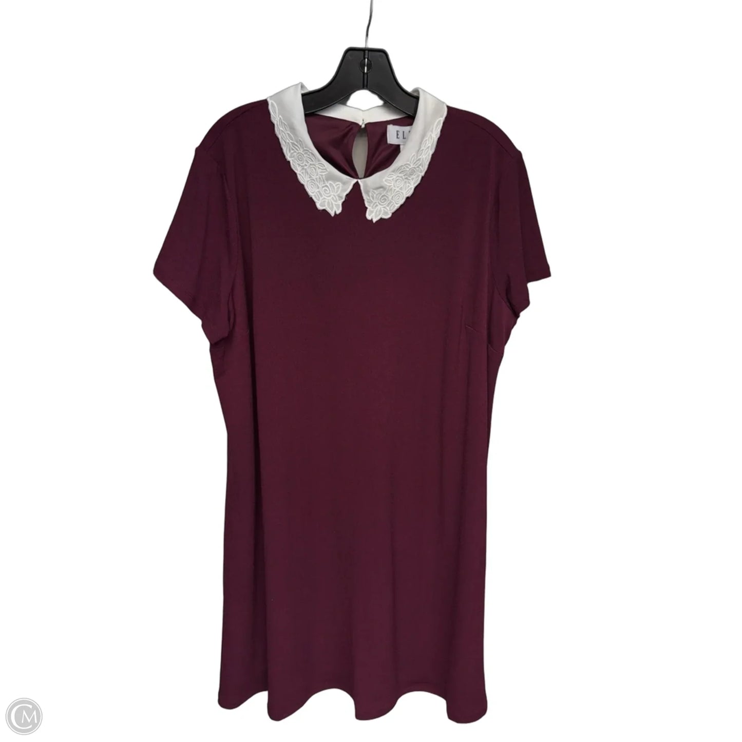 Dress Work By Elle In Purple, Size: Xxl