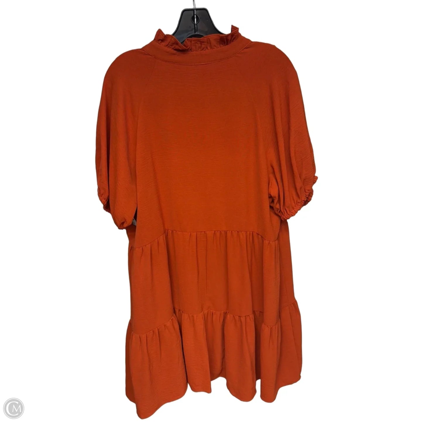 Dress Casual Midi By Cece In Orange, Size: Xxl