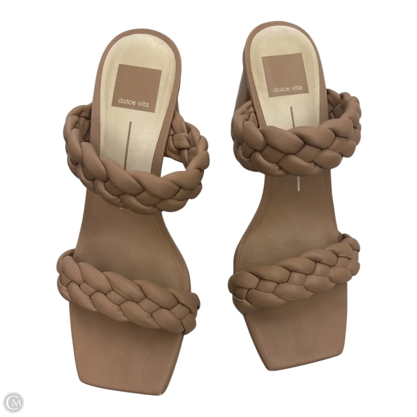 Shoes Heels Block By Dolce Vita In Tan, Size: 8.5