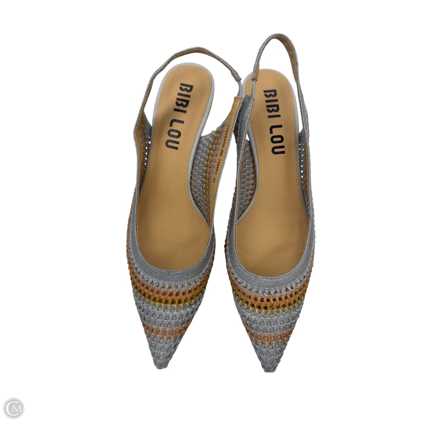 Shoes Heels Kitten By Anthropologie In Grey, Size: 8.5