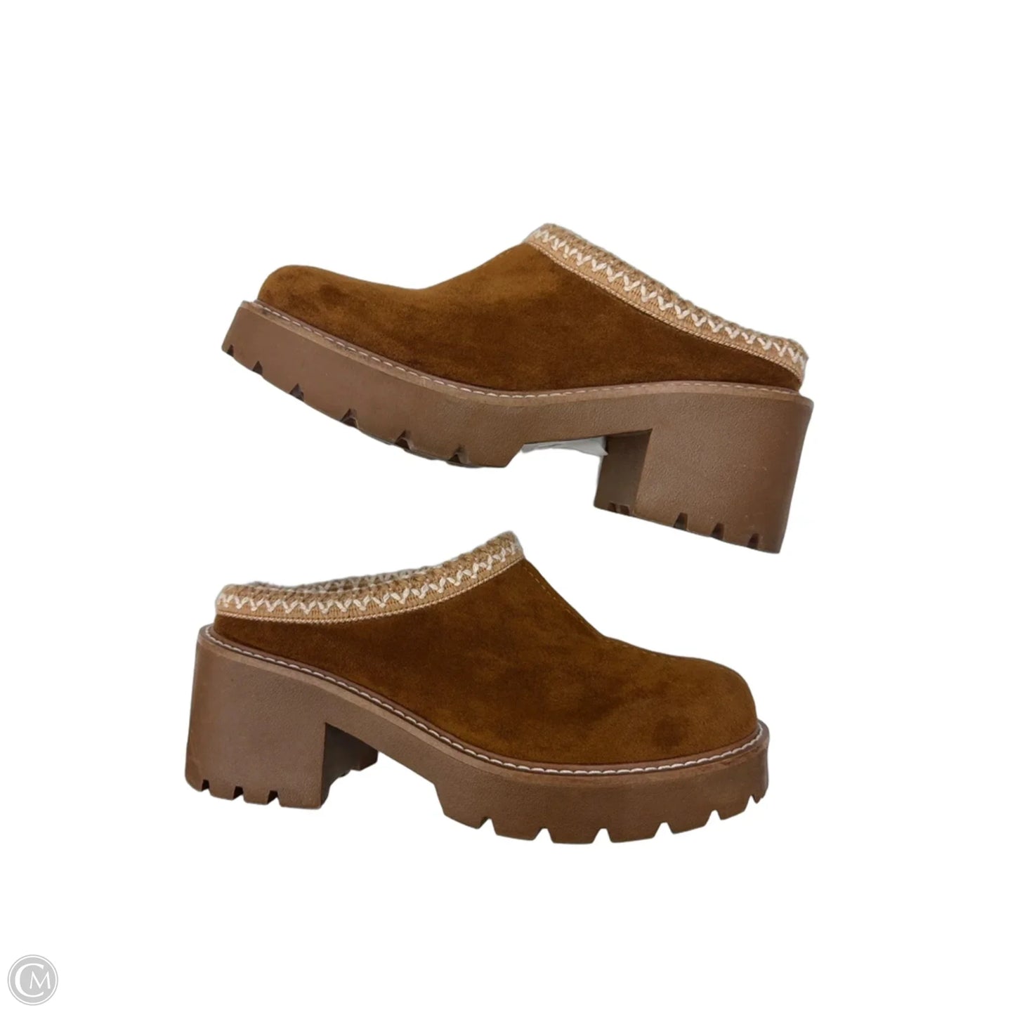 Shoes Heels Block By Steve Madden In Brown, Size: 7.5