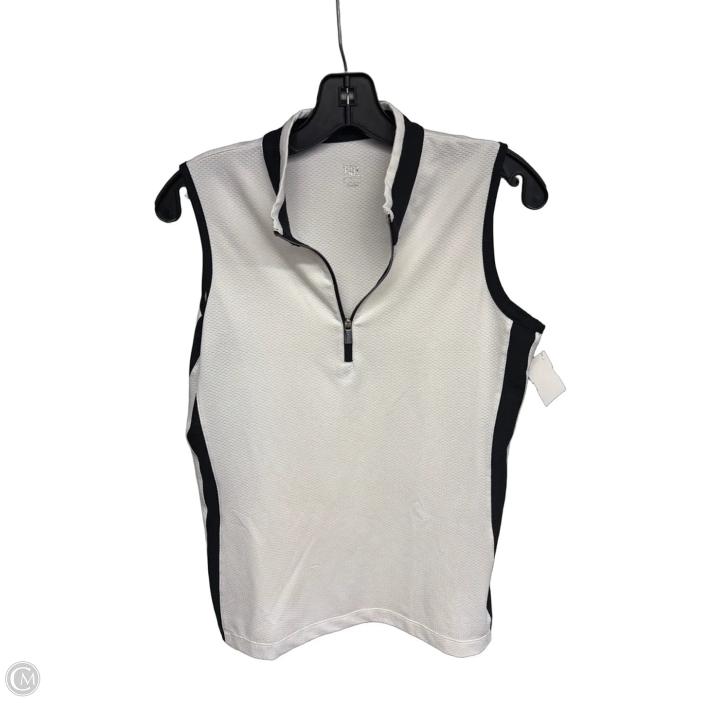 Athletic Tank Top By Tail In White, Size: M