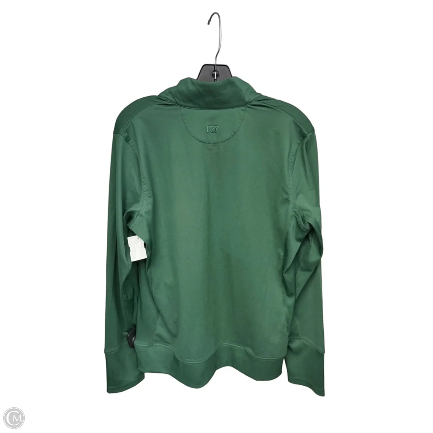 Athletic Jacket By Cutter And Buck In Green, Size: L