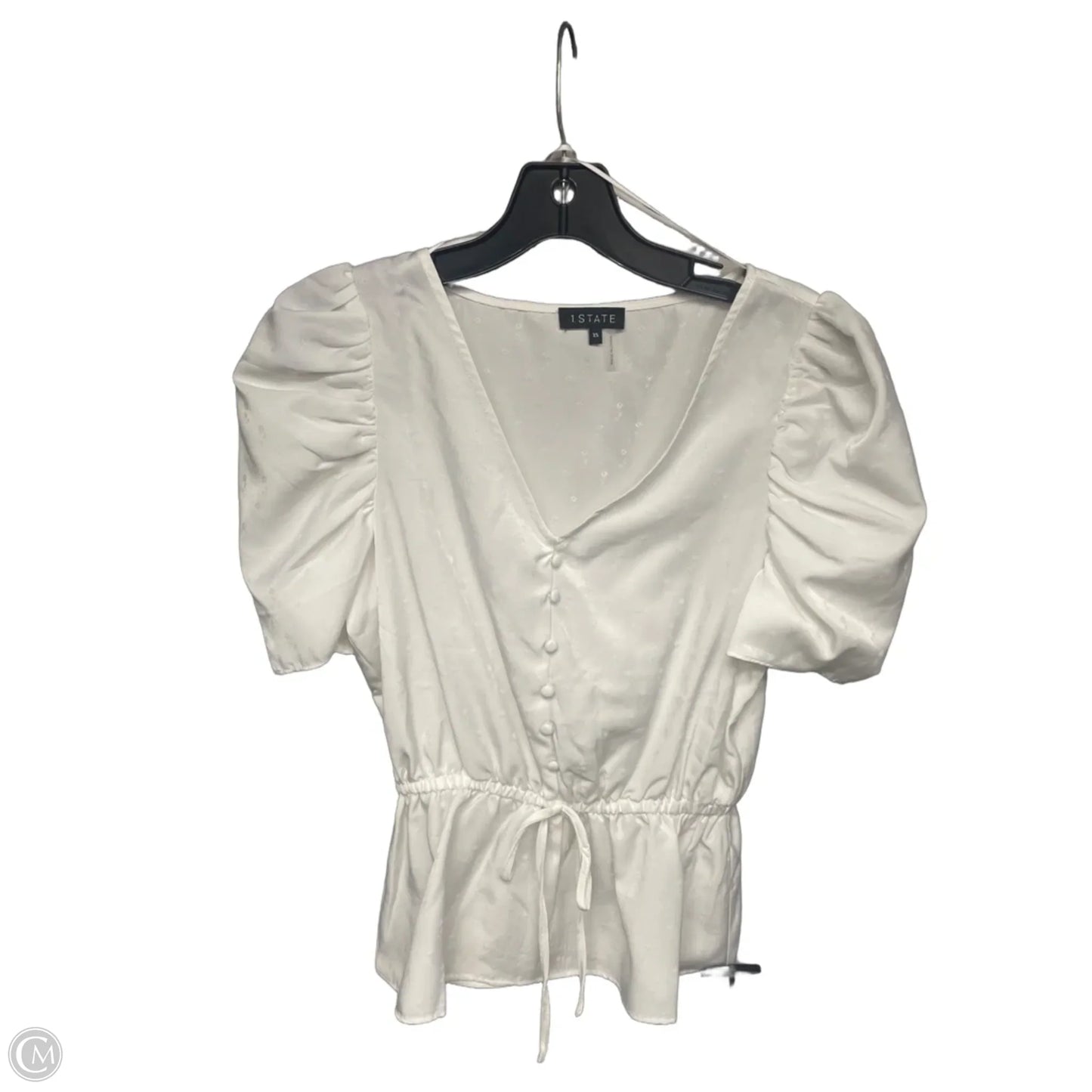 Top Short Sleeve By 1.state In White, Size: Xs