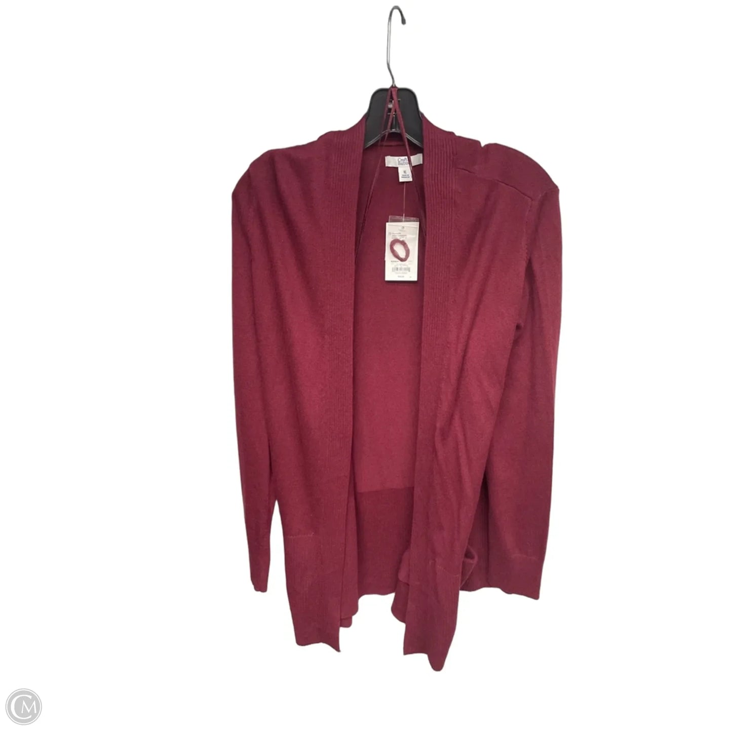 Cardigan By Croft And Barrow In Red, Size: Xl