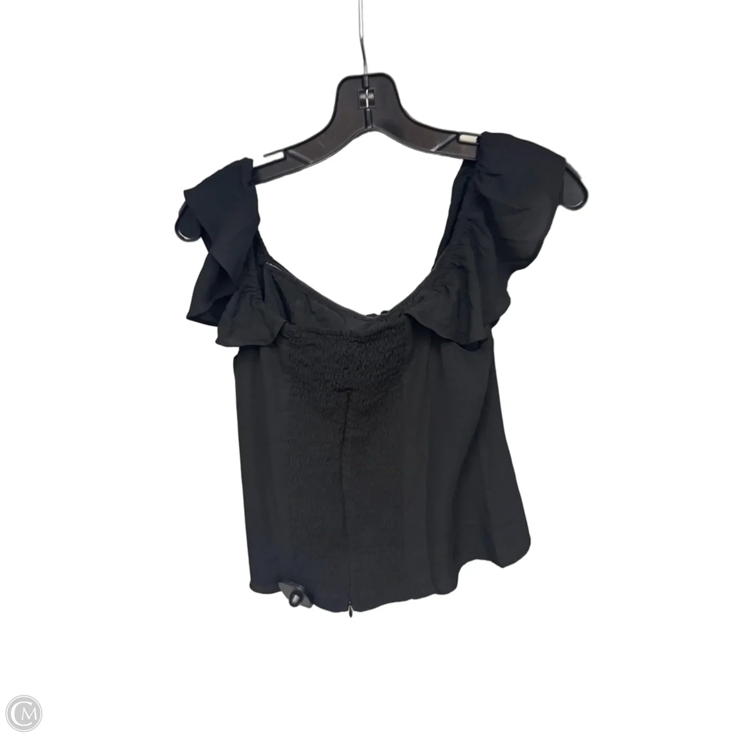 Top Sleeveless By Loft In Black, Size: M