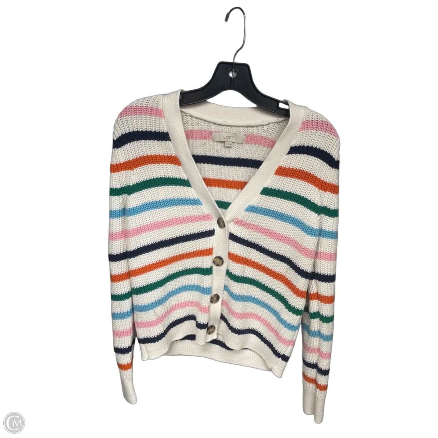 Cardigan By Loft In White, Size: M