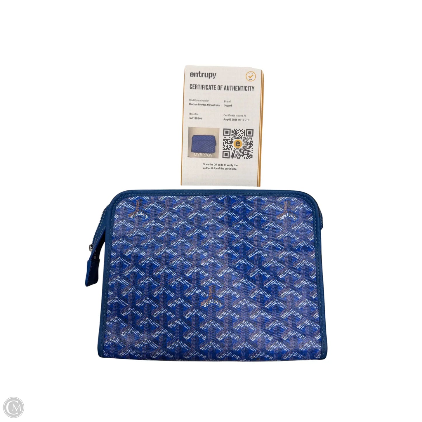 Wristlet Luxury Designer By Goyard, Size: Large
