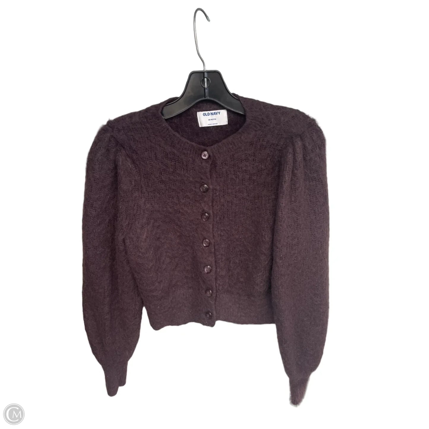 Sweater Cardigan By Old Navy In Purple, Size: Xsp
