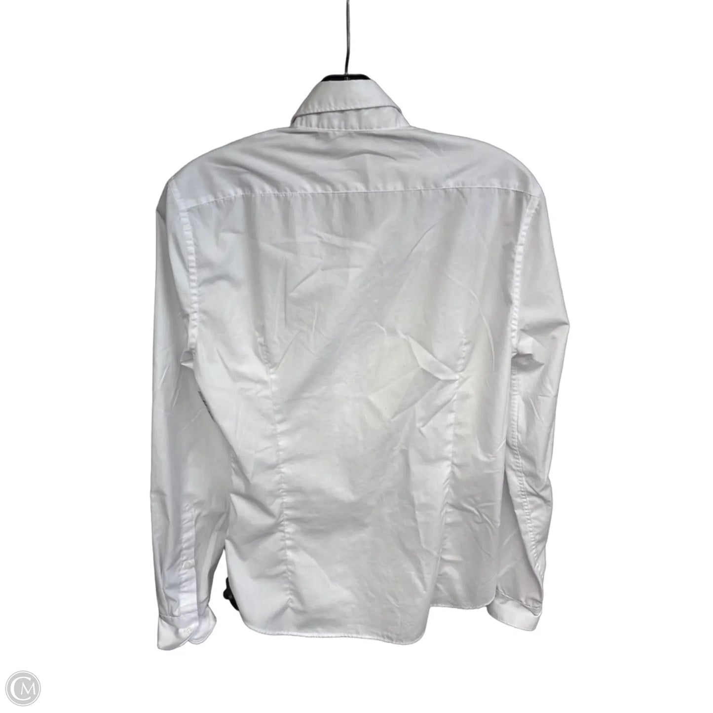 Top Long Sleeve By H&m In White, Size: Xs