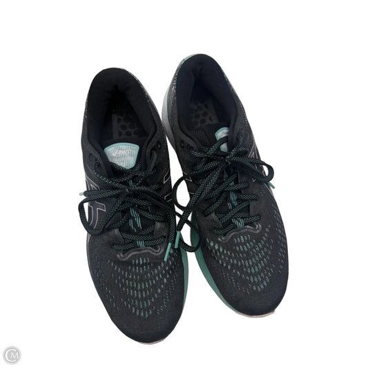 Shoes Athletic By Asics In Black & Green, Size: 11