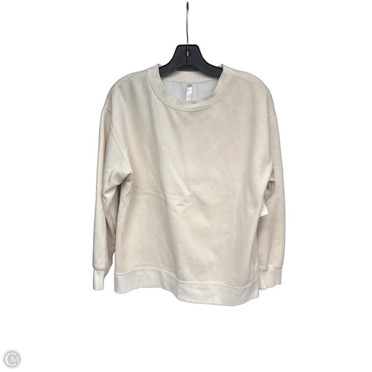 Sweater By Fabletics In White, Size: S