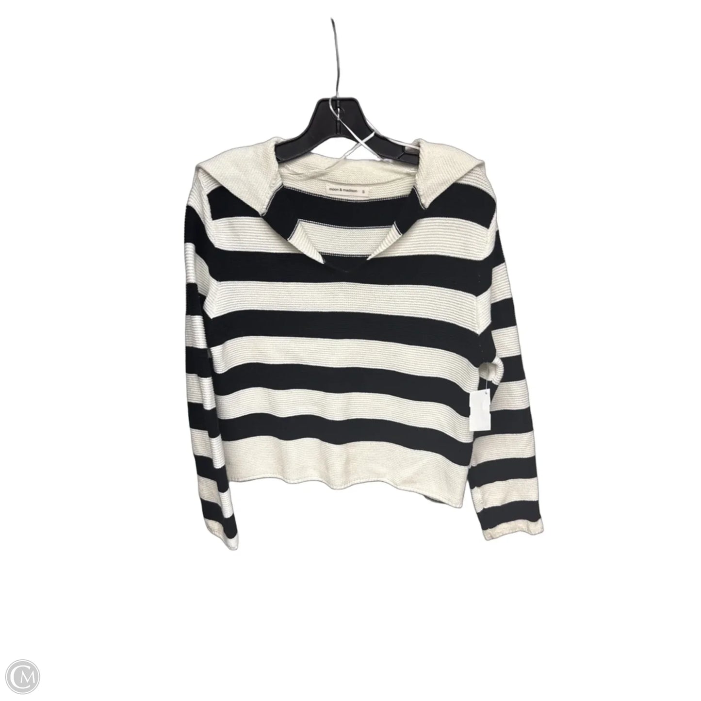Sweater By Moon And Madison In Black & White, Size: S