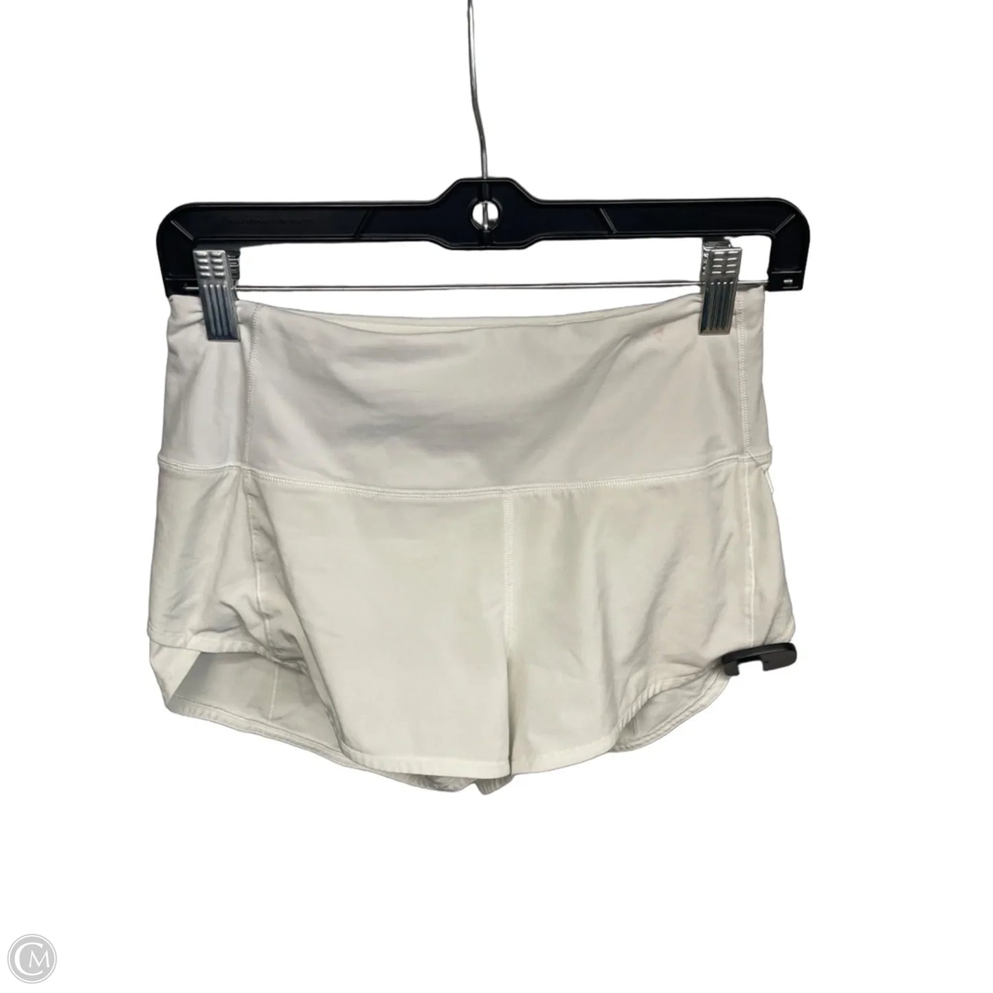Athletic Shorts By Lululemon In Cream, Size: 4
