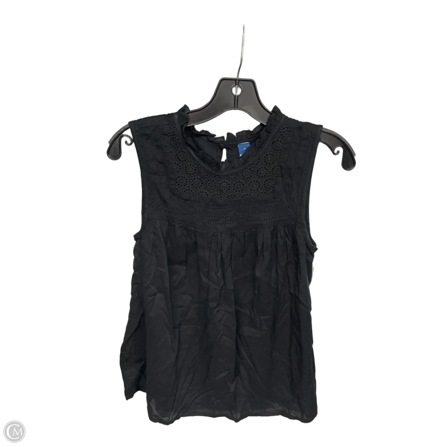 Top Sleeveless By Old Navy In Black, Size: Xs