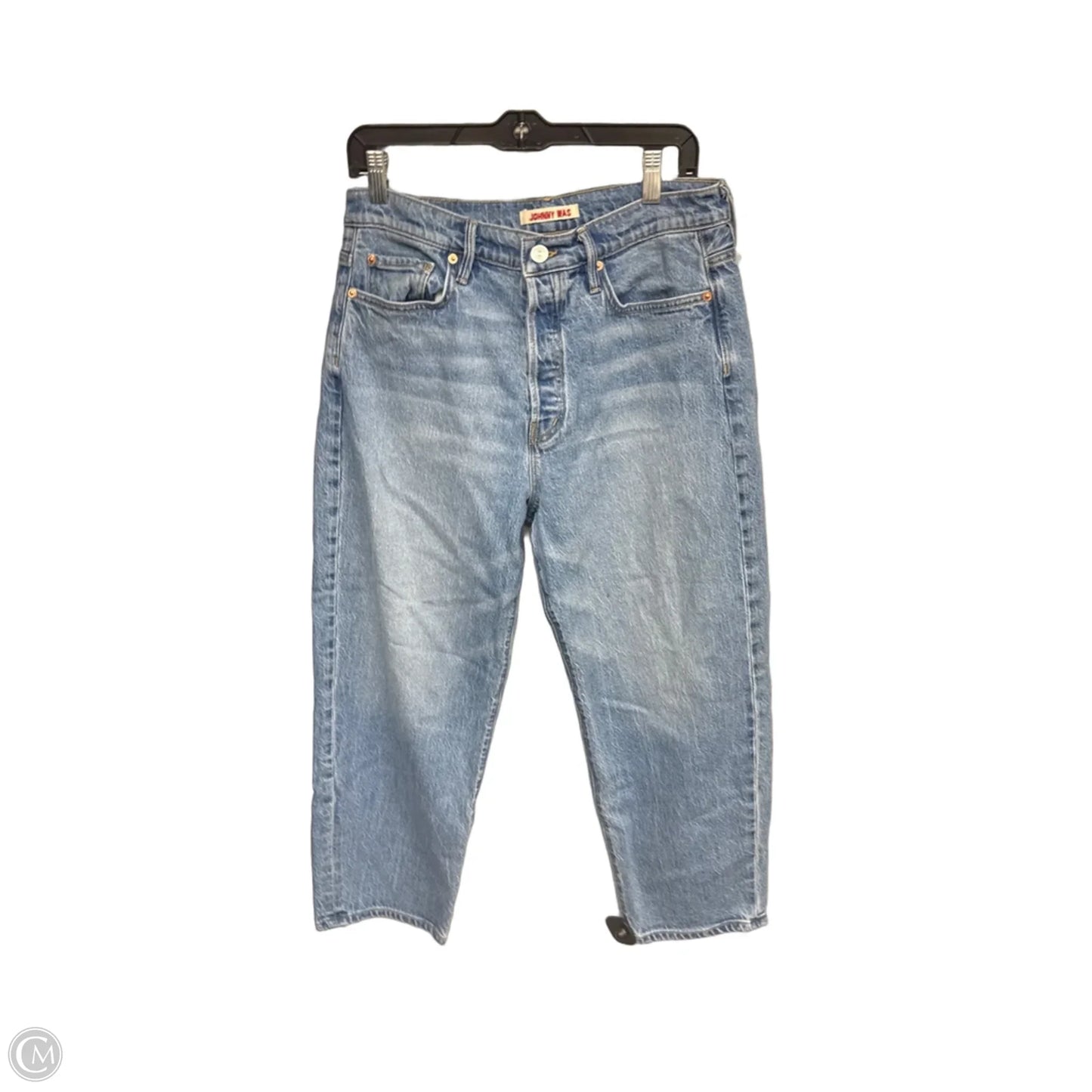 Jeans Designer By Johnny Was In Blue Denim, Size: 30
